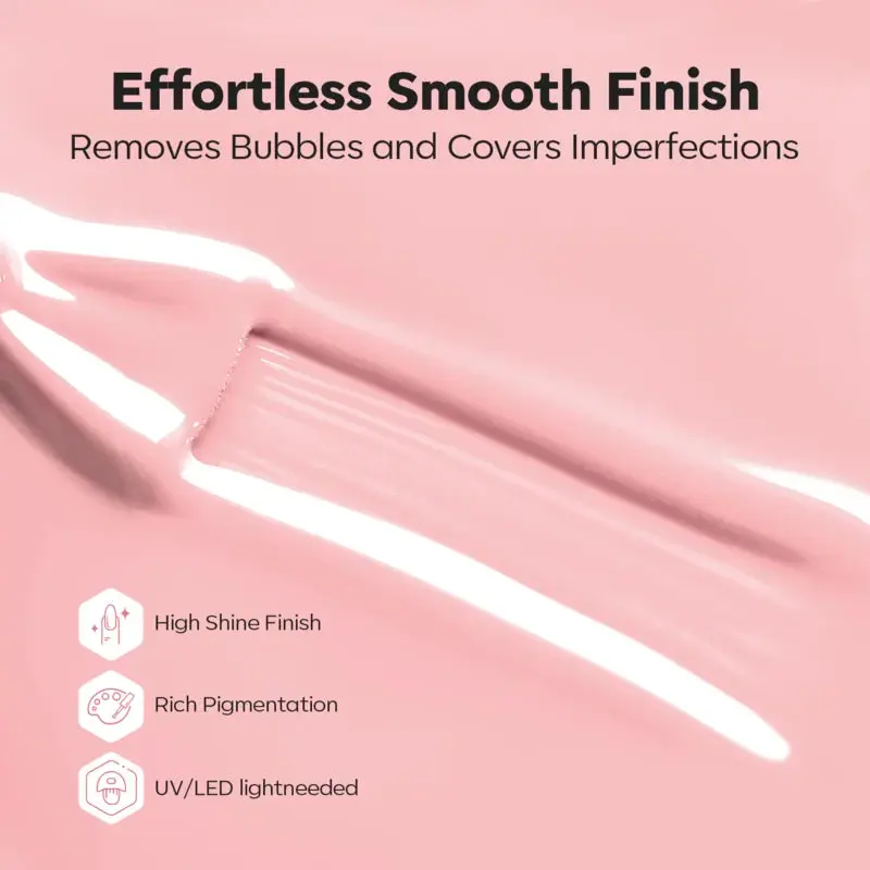 8-in-1 Builder Nail Gel Peach Jelly - Image 4