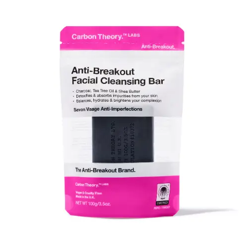 Charcoal &amp; Tea Tree Oil Breakout Control Facial Cleansing Bar - Image 3