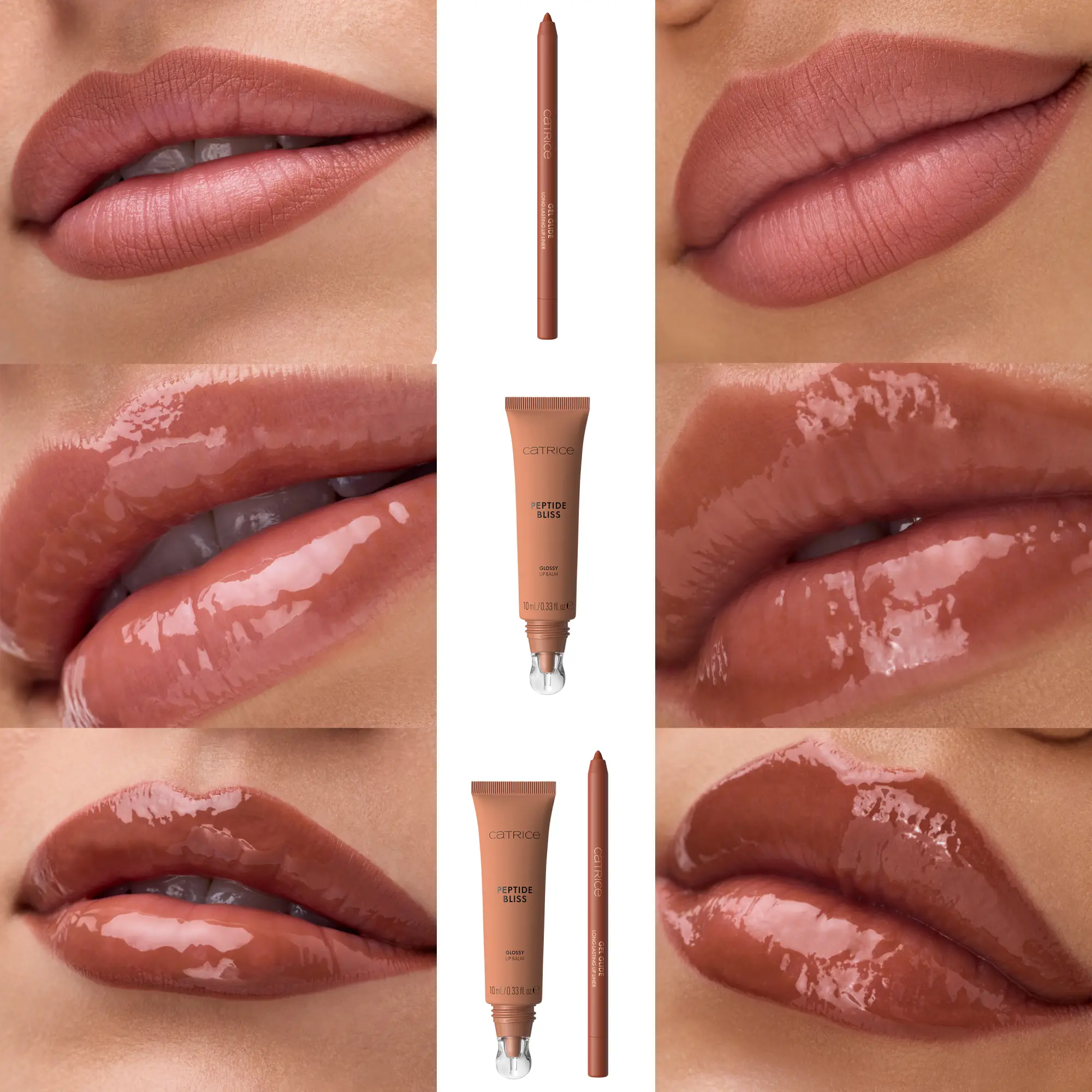Gel Glide Long-Lasting Lip Liner 040 Latte Lines - Image 7