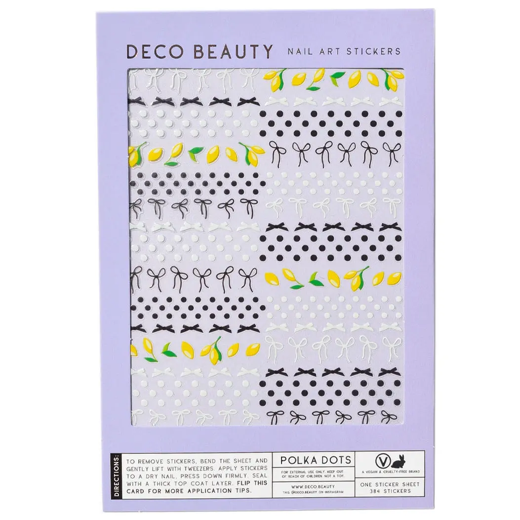 Nail Art Stickers Polka Dots