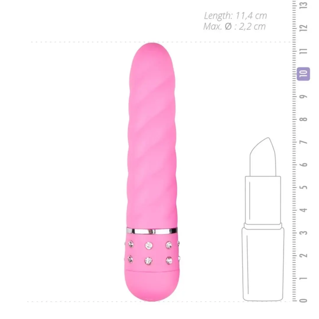 Mini Vibrator Twisted Pink - Image 2