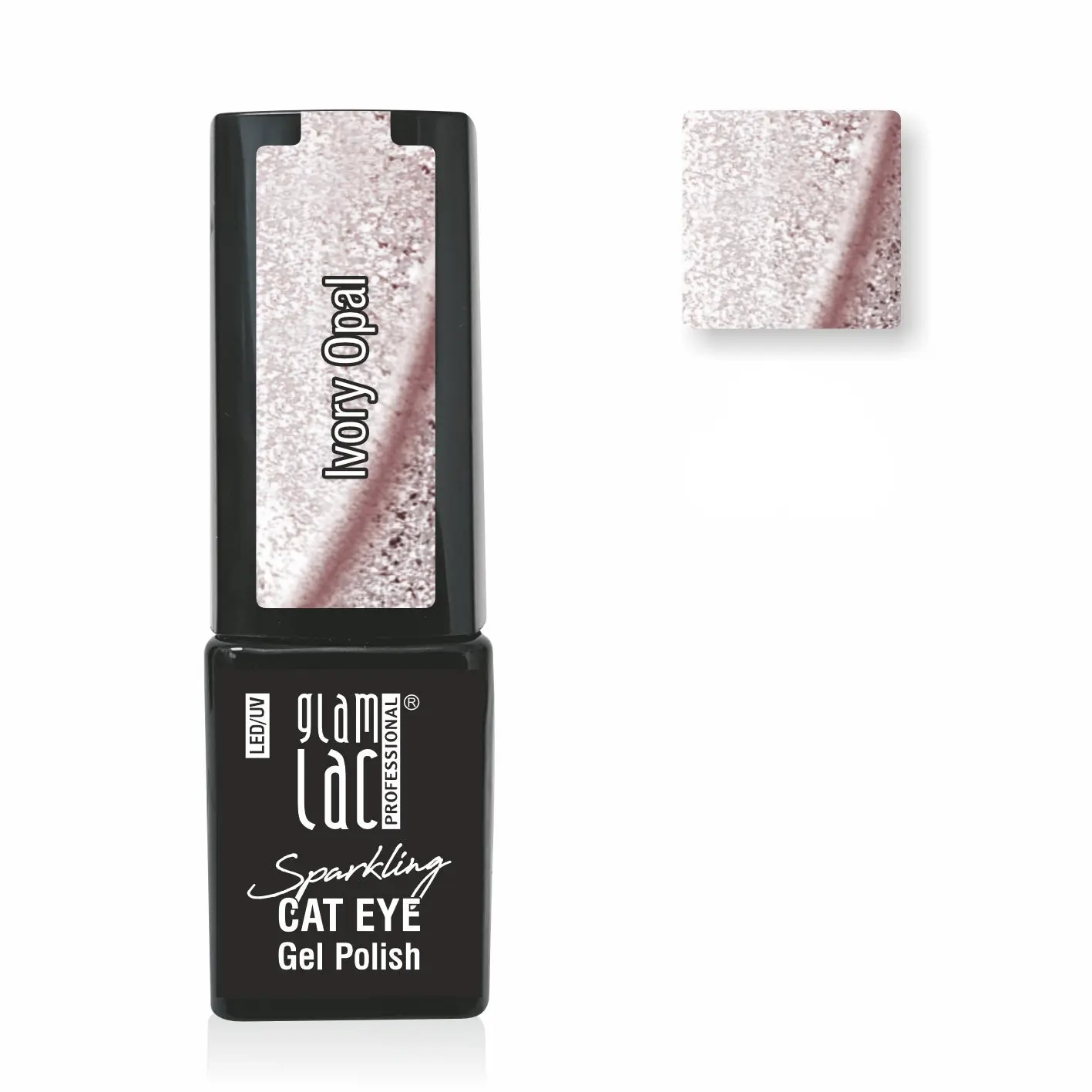 Cat Eye Gel Polish Sparkling Ivory Opal