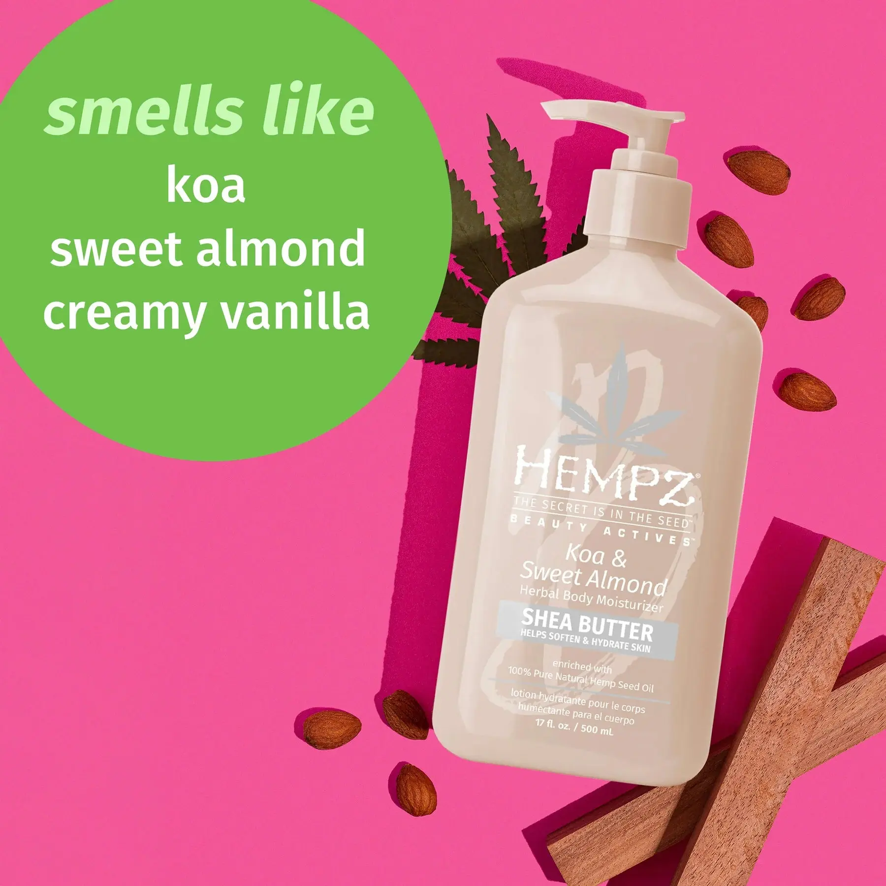 Koa & Sweet Almond Herbal Body Moisturizer - Image 3