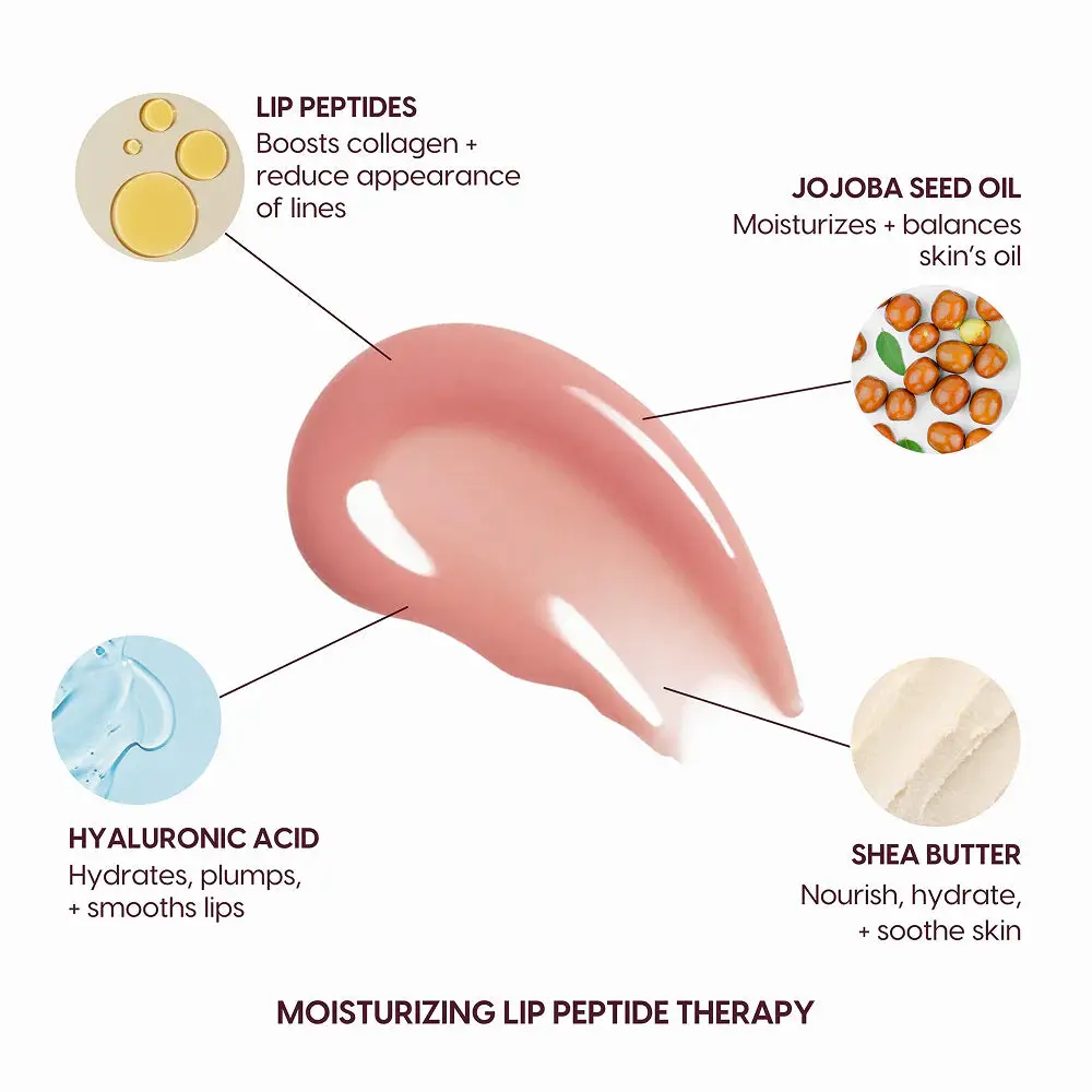 Lip Syrup Moisturizing Peptide Therapy Cozy Mint - Image 4