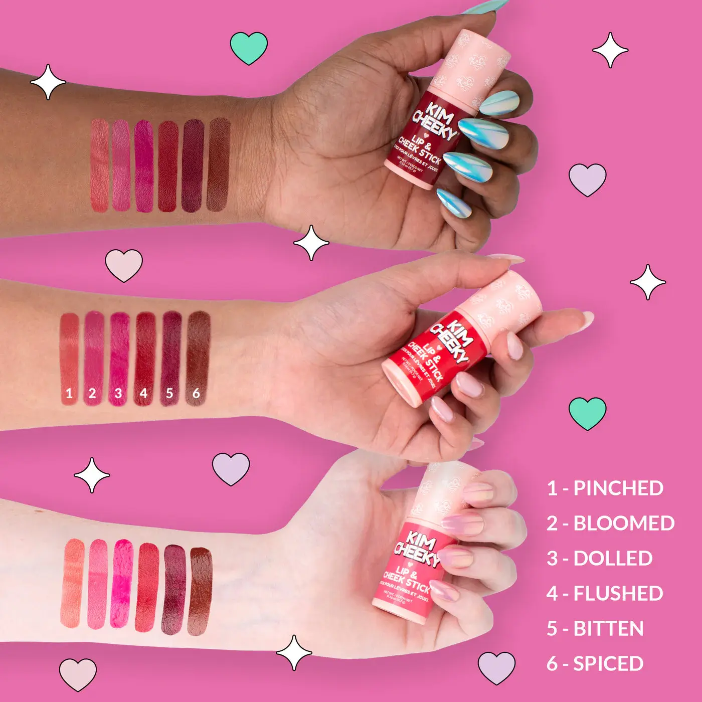 Kim Cheeky Lip & Cheek Stick Dolled - Image 5