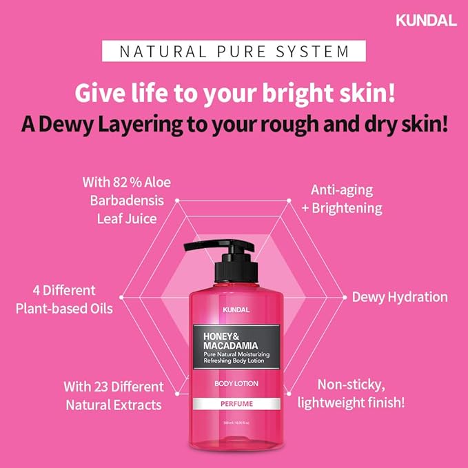 Honey & Macadamia Pure Body Lotion Baby Powder - Image 3