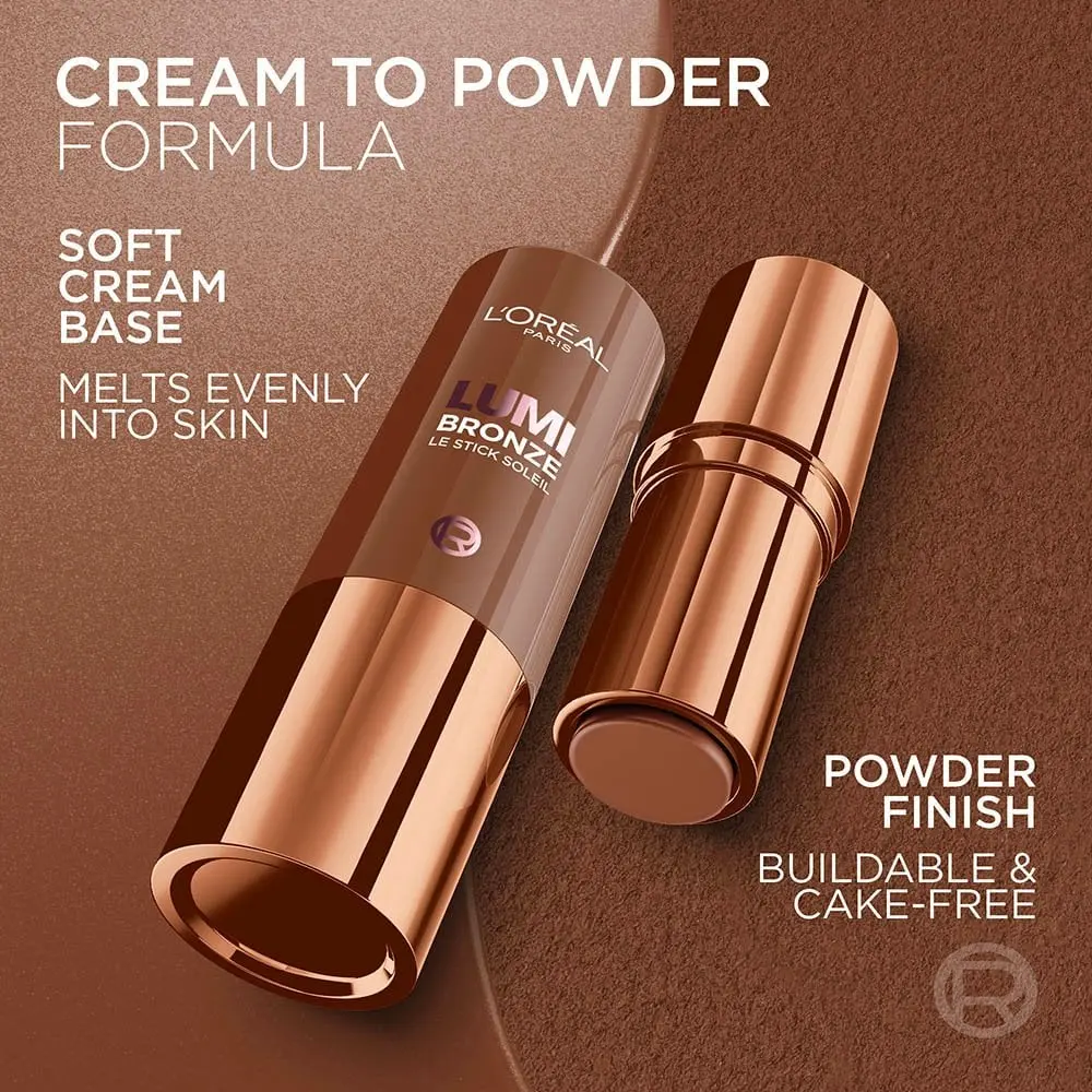 Lumi Bronze Le Stick Soleil Bronzer 130 Sunset Dore - Image 8