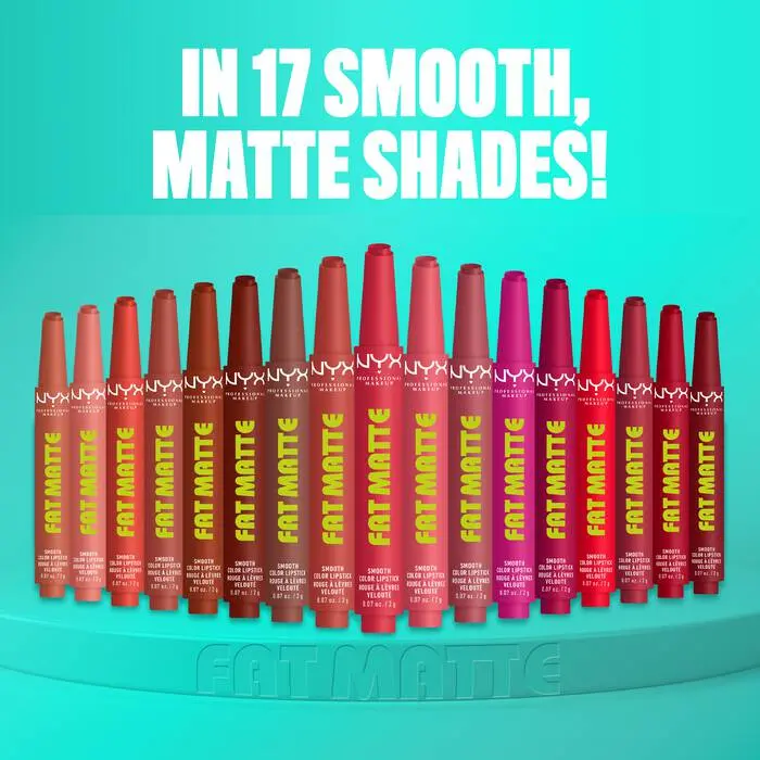 Fat Matte Smooth Color Lipstick Fuzzy Flame - Image 6