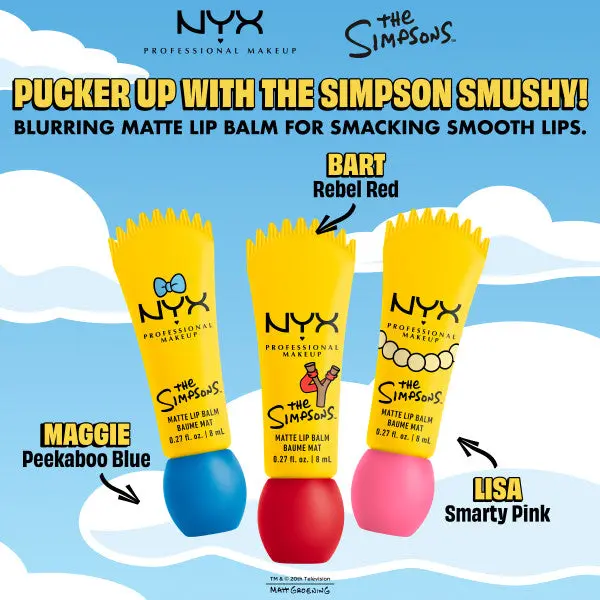 Simpson Smushy Blurred Finish Matte Lip Balm Lisa Smarty Pink - Image 5