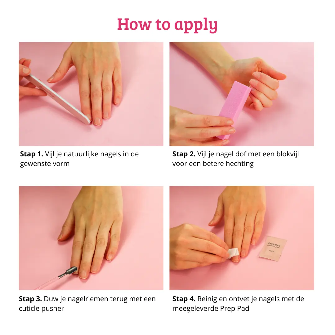 Press On French Nails Ombre Soft Pink - Image 6