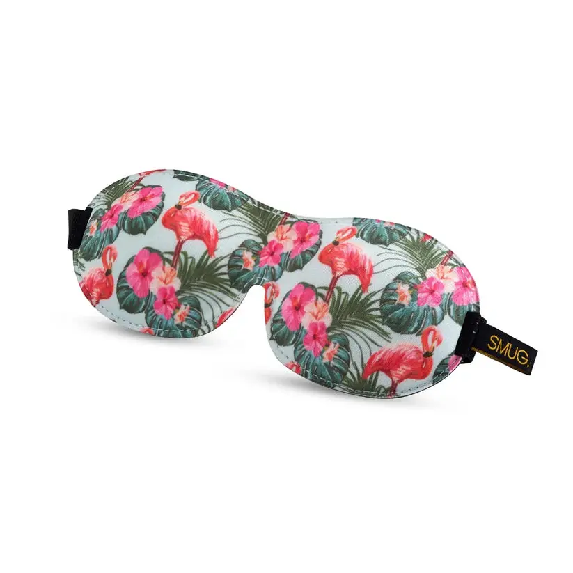 Contoured 3D Blackout Sleep Mask Flamingo